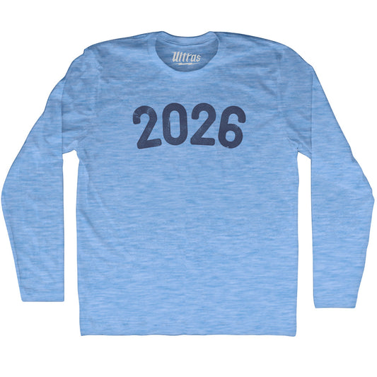 2026 Year Celebration Adult Tri-Blend Long Sleeve T-shirt Style004