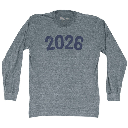 2026 Year Celebration Adult Tri-Blend Long Sleeve T-shirt Style002