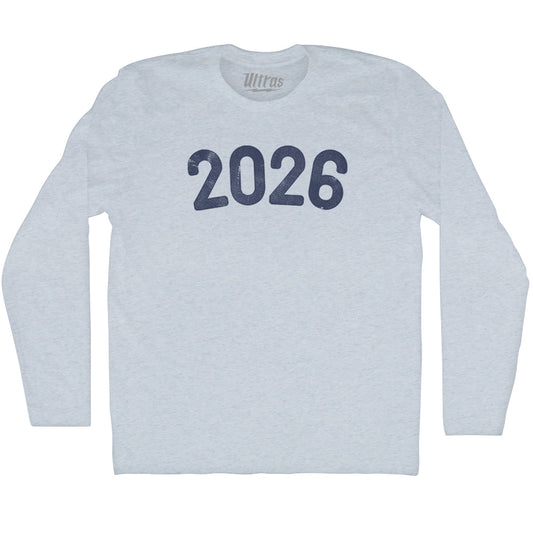 2026 Year Celebration Adult Tri-Blend Long Sleeve T-shirt Style003