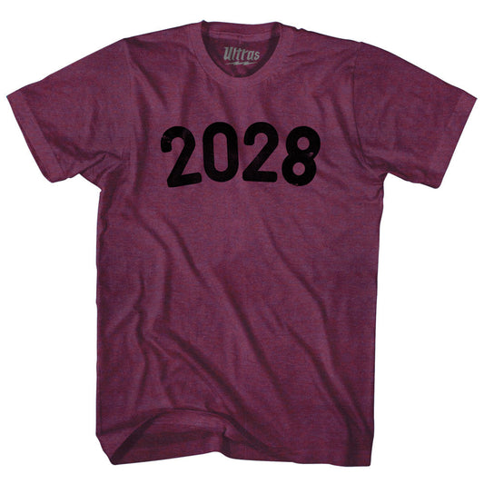 2028 Year Celebration Adult Tri-Blend T-shirt Style003