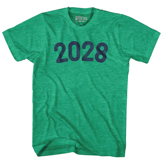 2028 Year Celebration Adult Tri-Blend T-shirt Style001