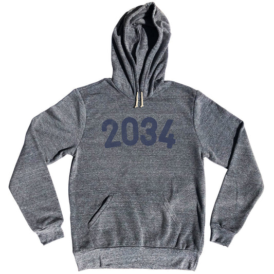 2034 Year Celebration Tri-Blend Hoodie