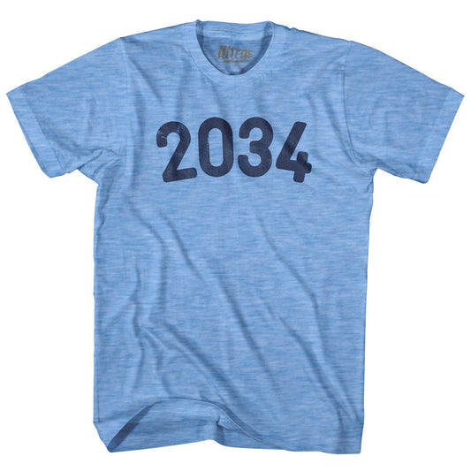 2034 Year Celebration Adult Tri-Blend T-shirt Style005