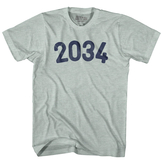 2034 Year Celebration Adult Tri-Blend T-shirt Style004