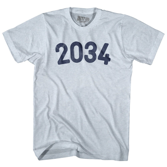2034 Year Celebration Adult Tri-Blend T-shirt Style002