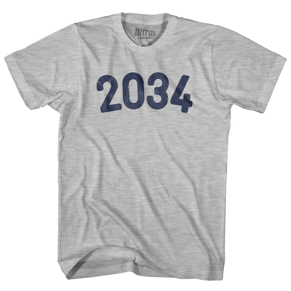 2034 Year Celebration Womens Cotton Junior Cut T-Shirt Style001