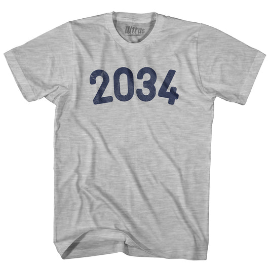 2034 Year Celebration Womens Cotton Junior Cut T-Shirt Style001