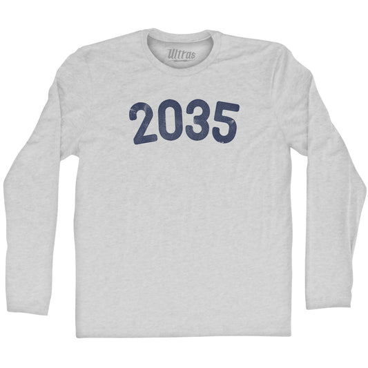 2035 Year Celebration Adult Cotton Long Sleeve T-shirt Style001