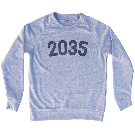 2035 Year Celebration Adult Tri-Blend Sweatshirt