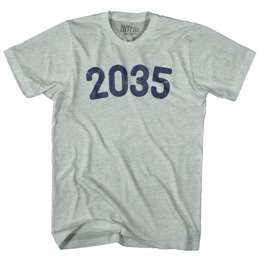 2035 Year Celebration Adult Tri-Blend T-shirt Style004