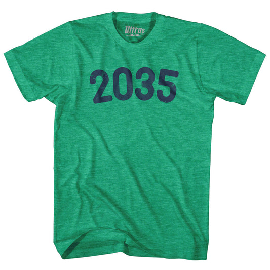 2035 Year Celebration Adult Tri-Blend T-shirt Style001