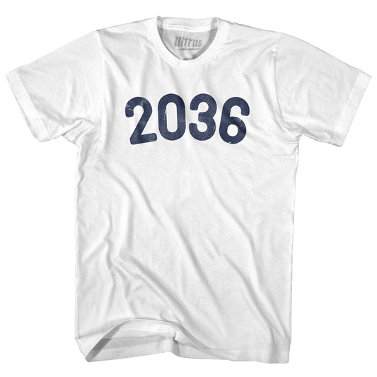 2036 Year Celebration Womens Cotton Junior Cut T-Shirt