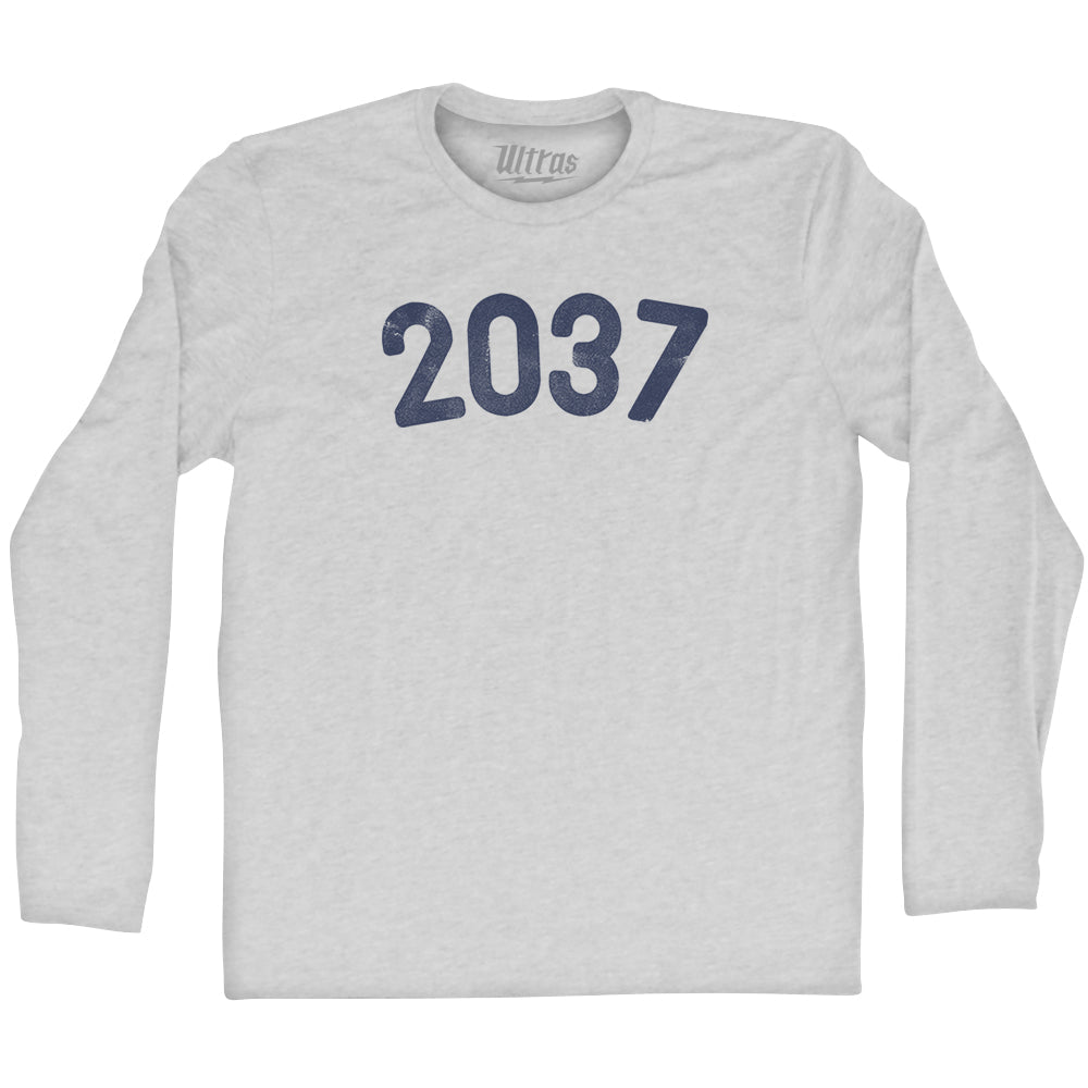2037 Year Celebration Adult Cotton Long Sleeve T-shirt Style001