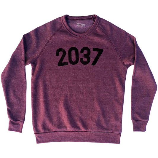 2037 Year Celebration Adult Tri-Blend Sweatshirt Style002