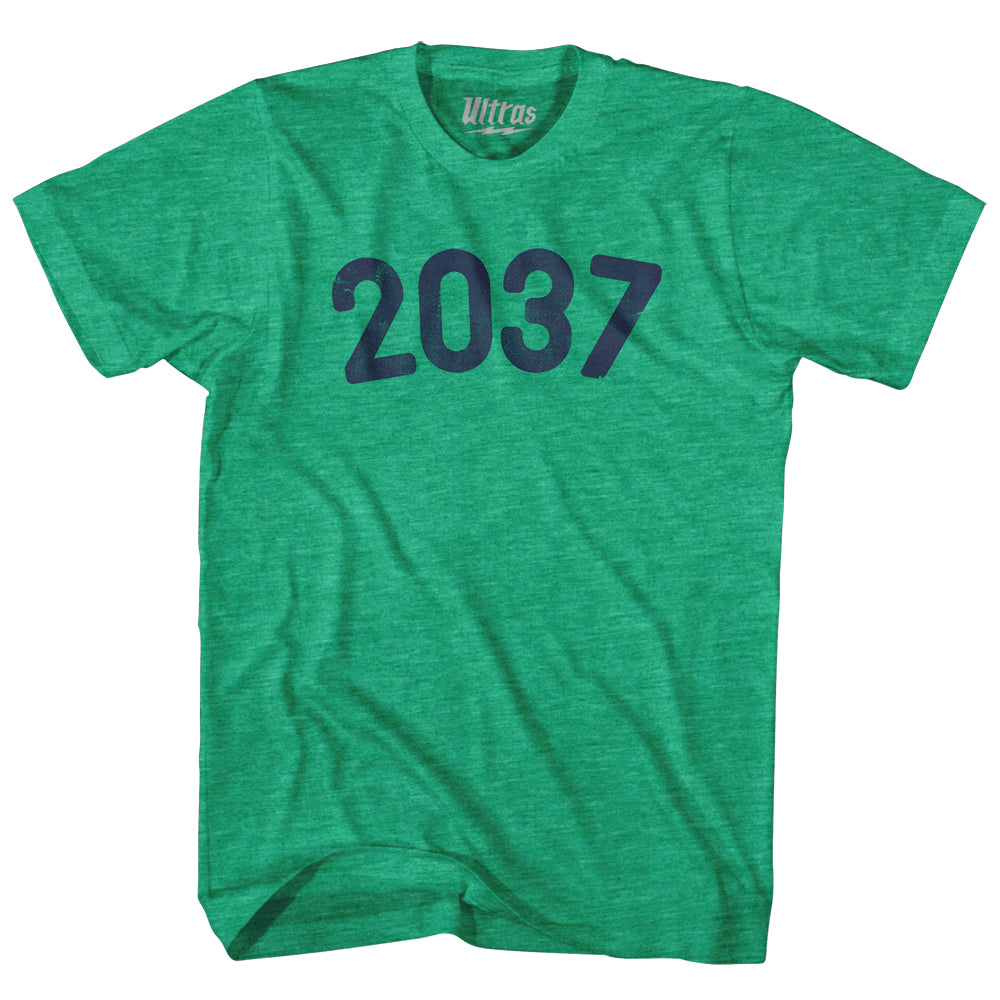 2037 Year Celebration Adult Tri-Blend T-shirt Style001