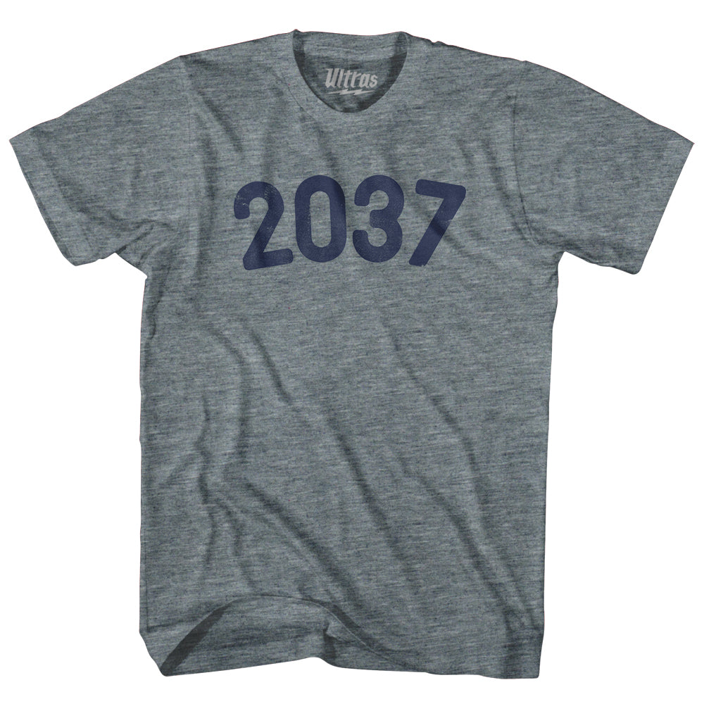 2037 Year Celebration Adult Tri-Blend T-shirt Style007