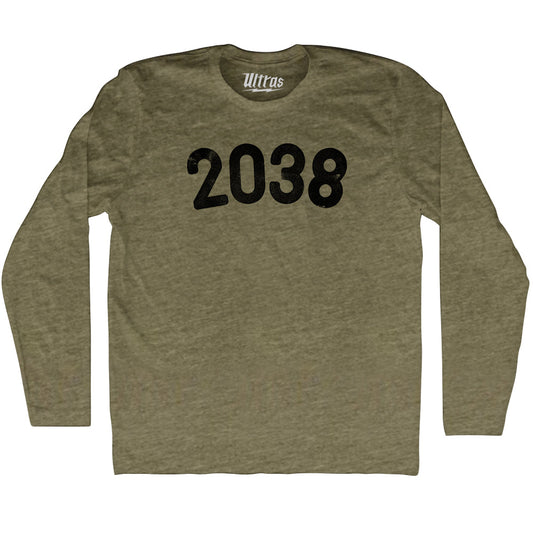 2038 Year Celebration Adult Tri-Blend Long Sleeve T-shirt