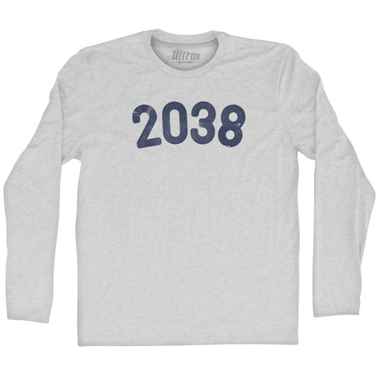 2038 Year Celebration Adult Cotton Long Sleeve T-shirt Style001