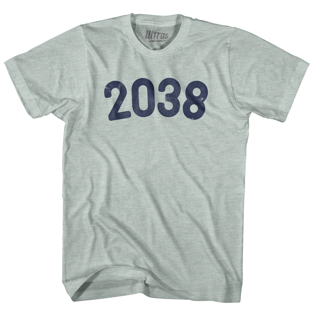 2038 Year Celebration Adult Tri-Blend T-shirt Style004