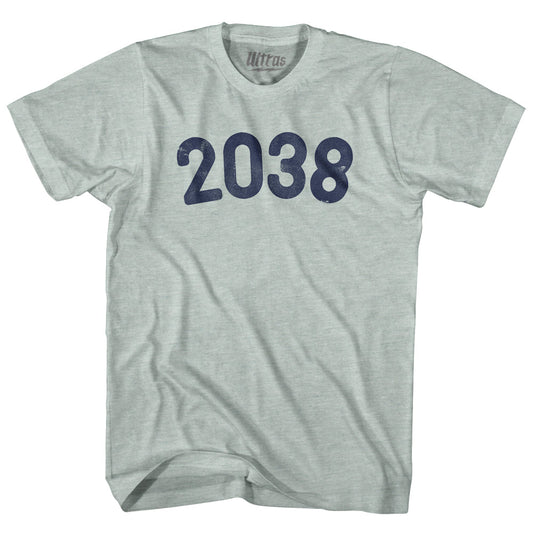 2038 Year Celebration Adult Tri-Blend T-shirt Style004
