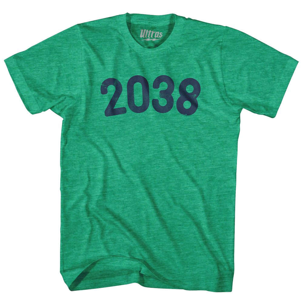 2038 Year Celebration Adult Tri-Blend T-shirt Style001