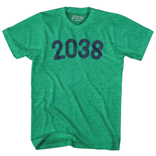 2038 Year Celebration Adult Tri-Blend T-shirt Style001