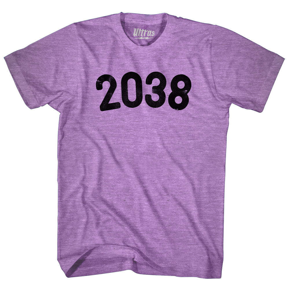 2038 Year Celebration Adult Tri-Blend T-shirt Style006