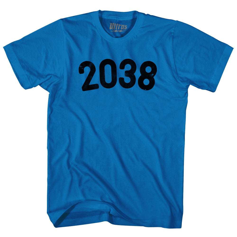 2038 Year Celebration Adult Cotton T-shirt Style002