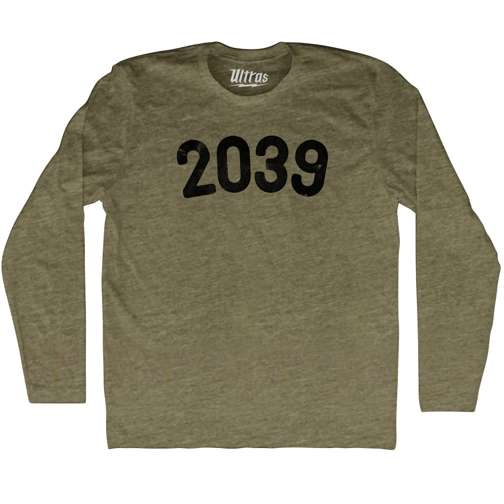 2039 Year Celebration Adult Tri-Blend Long Sleeve T-shirt