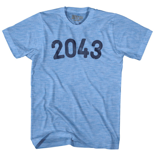 2043 Year Celebration Adult Tri-Blend T-shirt Style005