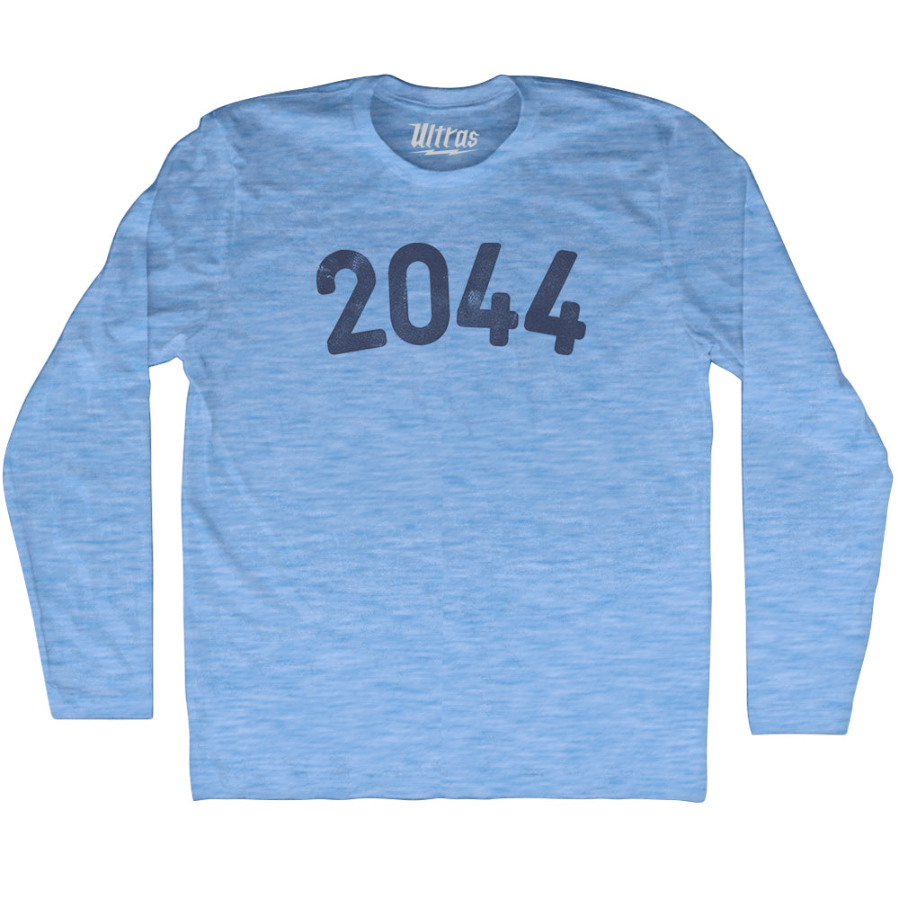 2044 Year Celebration Adult Tri-Blend Long Sleeve T-shirt Style004