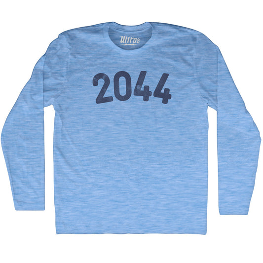 2044 Year Celebration Adult Tri-Blend Long Sleeve T-shirt Style004