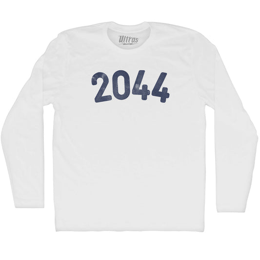 2044 Year Celebration Adult Cotton Long Sleeve T-shirt