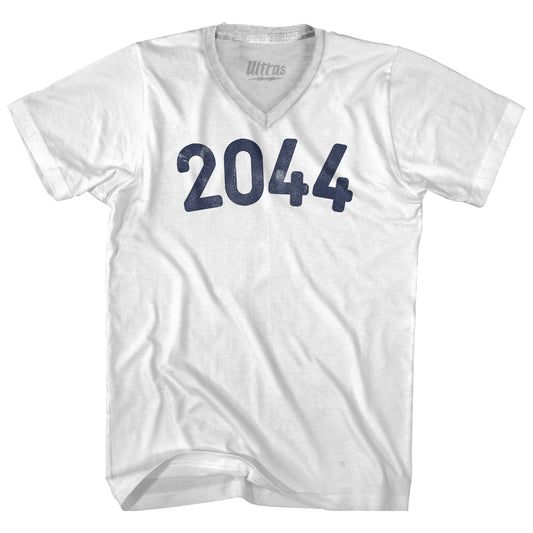 2044 Year Celebration Adult Tri-Blend V-neck T-shirt Style006