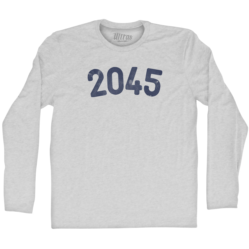 2045 Year Celebration Adult Cotton Long Sleeve T-shirt Style001