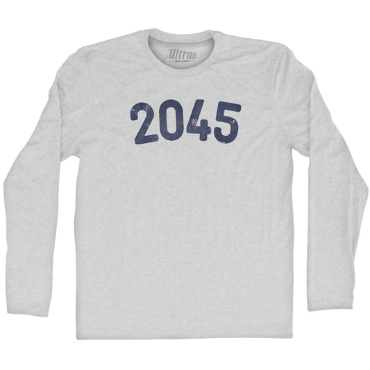 2045 Year Celebration Adult Cotton Long Sleeve T-shirt Style001