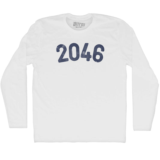 2046 Year Celebration Adult Cotton Long Sleeve T-shirt