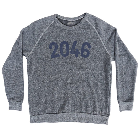 2046 Year Celebration Adult Tri-Blend Sweatshirt Style003