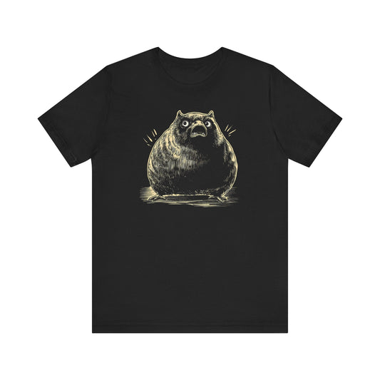 Surprised Chubby Creature Graphic Tee
