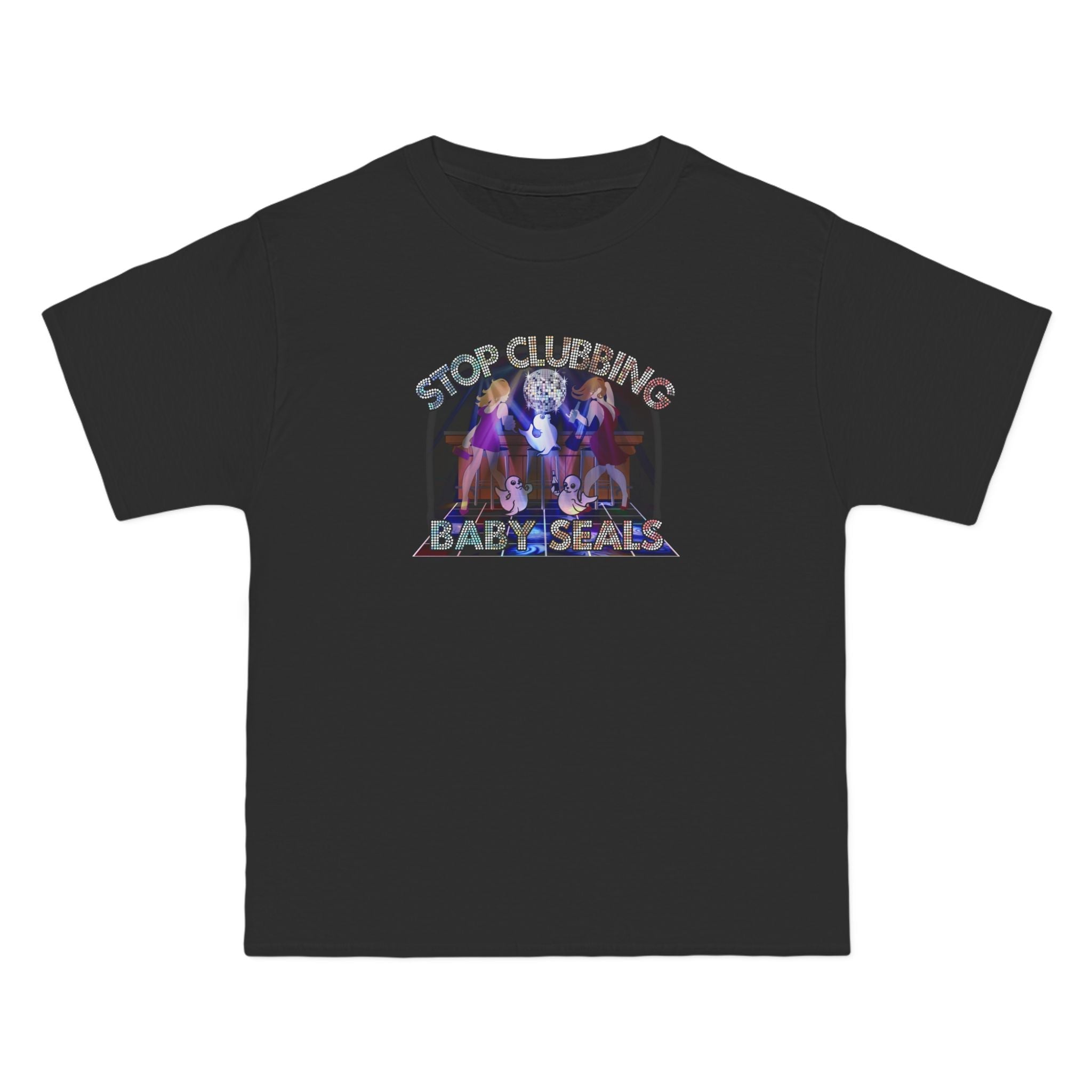Stop Clubbing Baby Seals - Men's Heavyweight T-Shirt