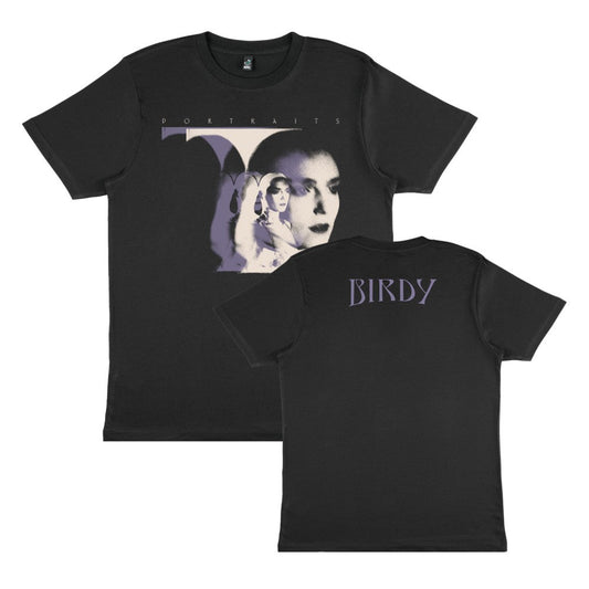 Portraits Duotone Photo Black T-Shirt