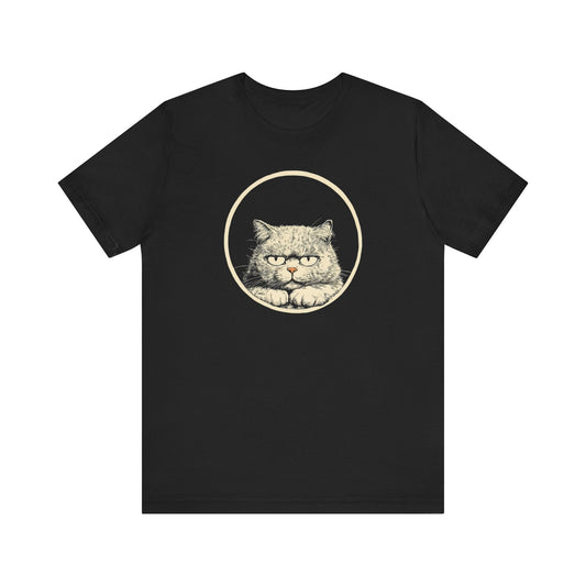 Grumpy Persian Cat Graphic Tee Ã¢â‚¬â€œ Vintage Style Cat Lover Shirt Style001