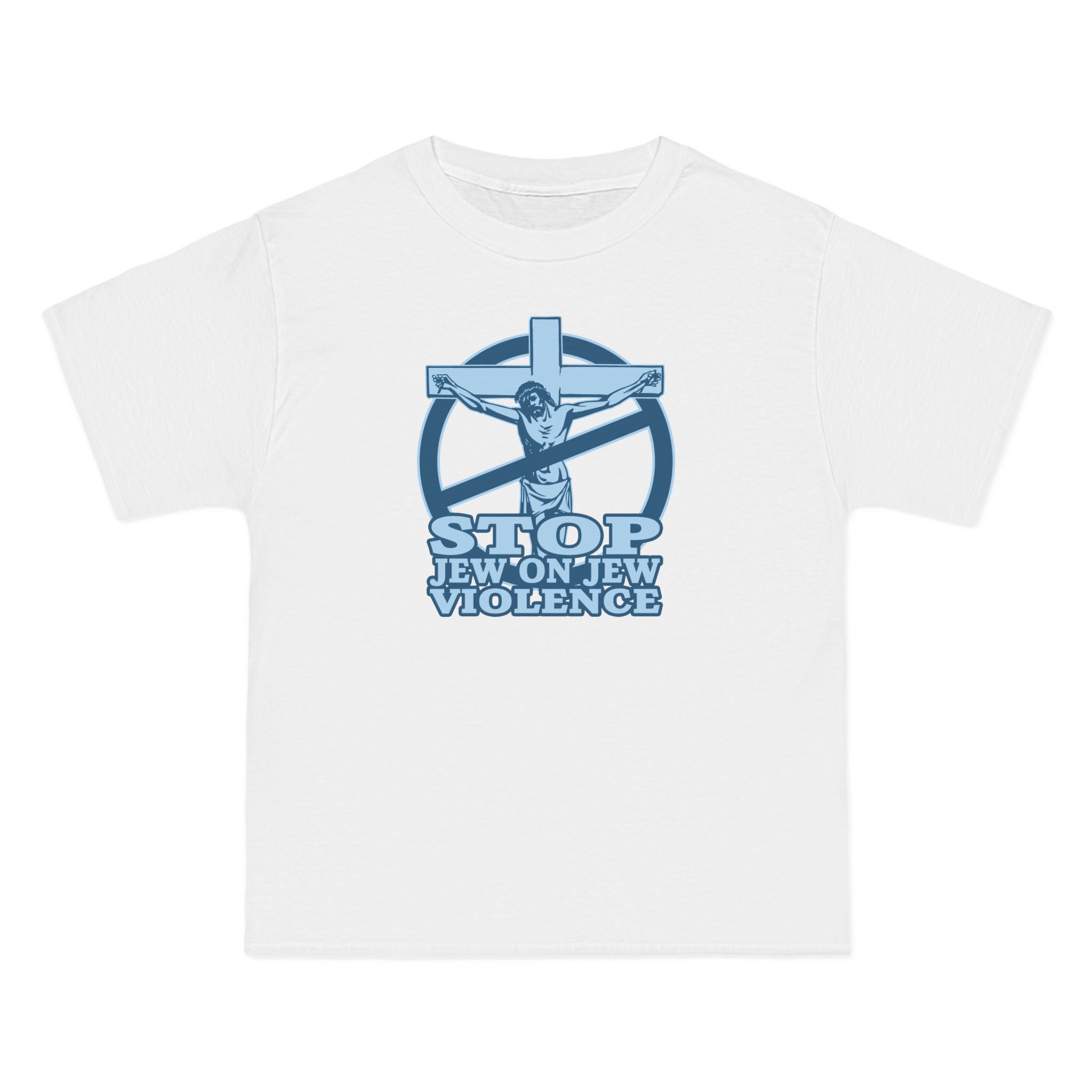 Stop Jew On Jew Violence - Men's Heavyweight T-Shirt