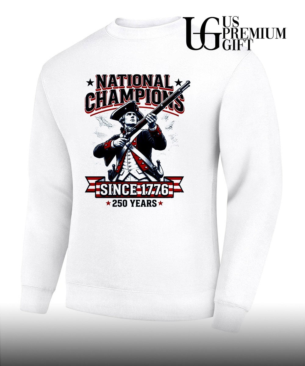 250 Years American Revolutionary War Soldier National Champions since 1776 shirt