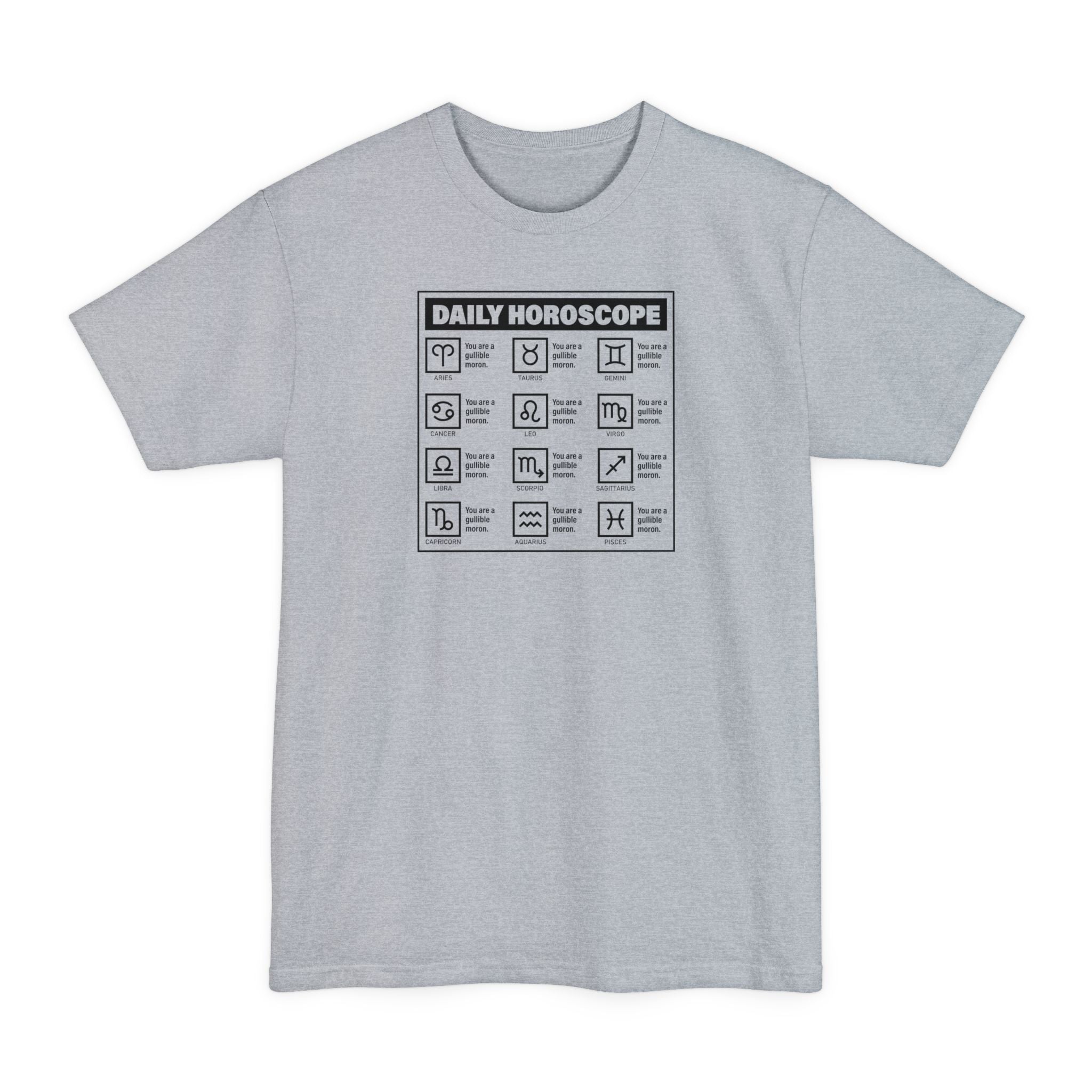 Daily Horoscope - Men's Tall T-Shirt