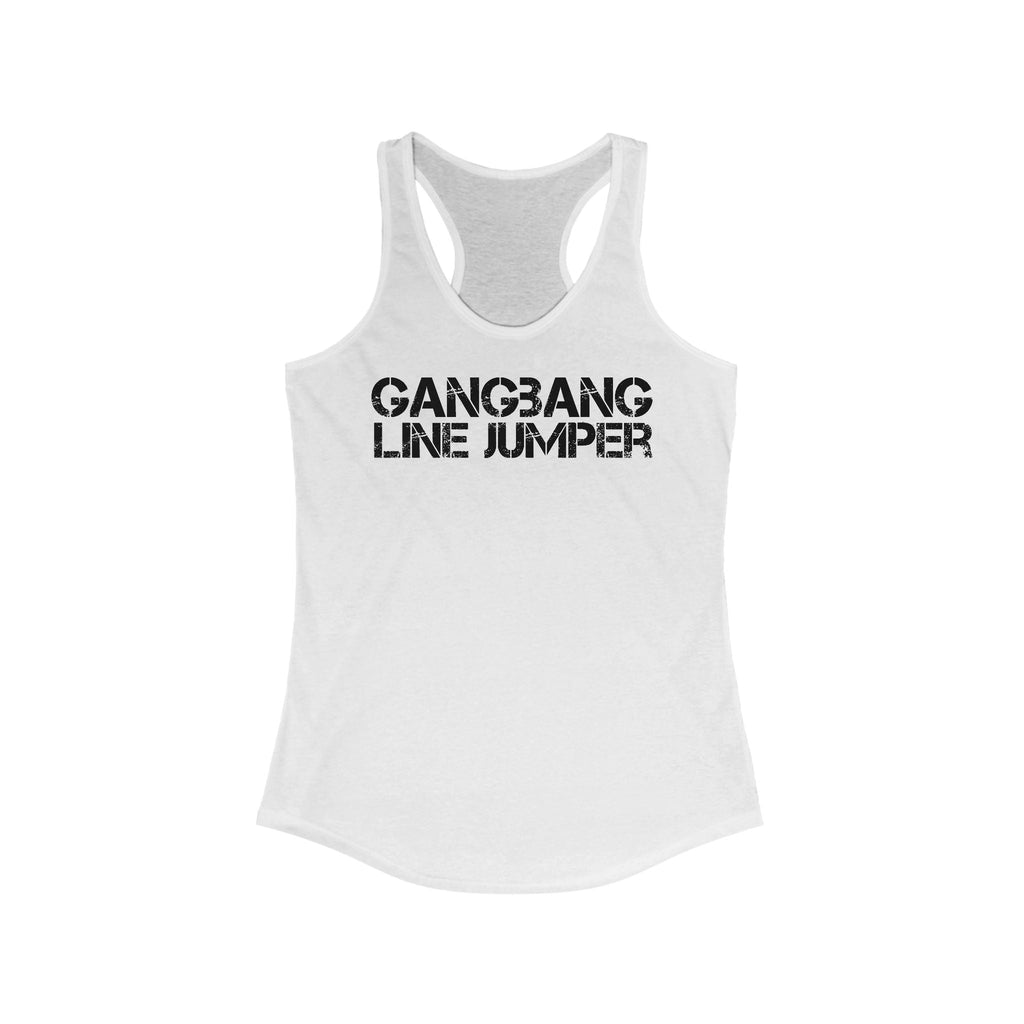 Gangbang Line Jumper - Women’s Racerback Tank