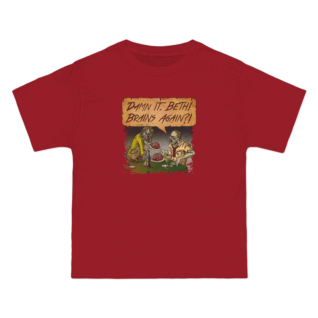 Damn It Beth! Brains Again?! - Men's Heavyweight T-Shirt