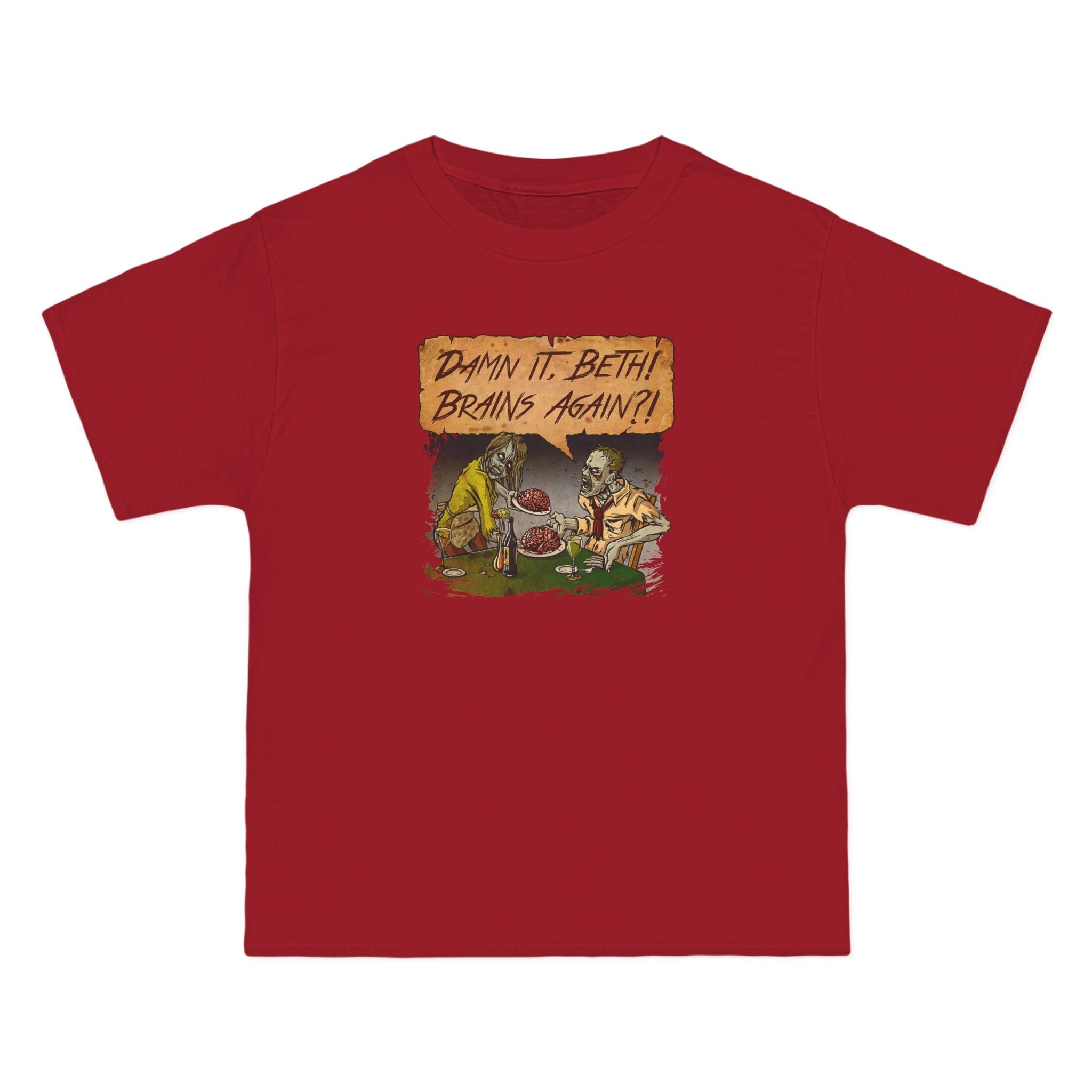 Damn It Beth! Brains Again?! - Men's Heavyweight T-Shirt