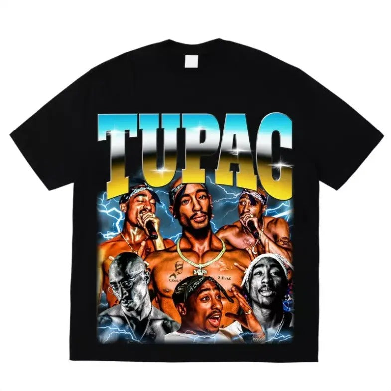 2Pac T-shirt Retro 90's Bootleg Tupac Shakur Hoodie, Sweatshirt | UrbanDripWear.com