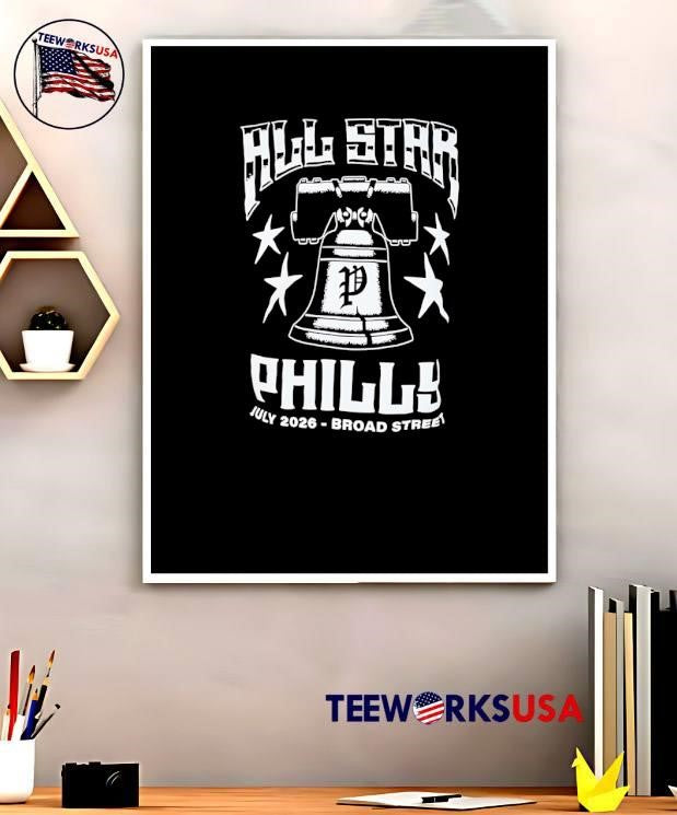 All Star Philly July 2026 Broad Street Philadelphia 76ers Shirt